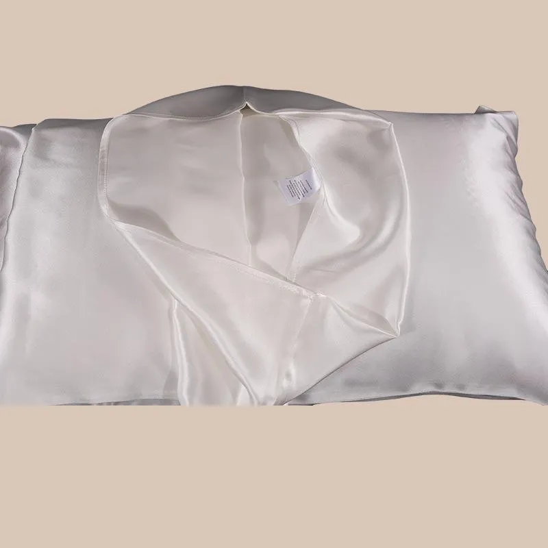 22 Momme silk pillowcase - White - Dropshipping