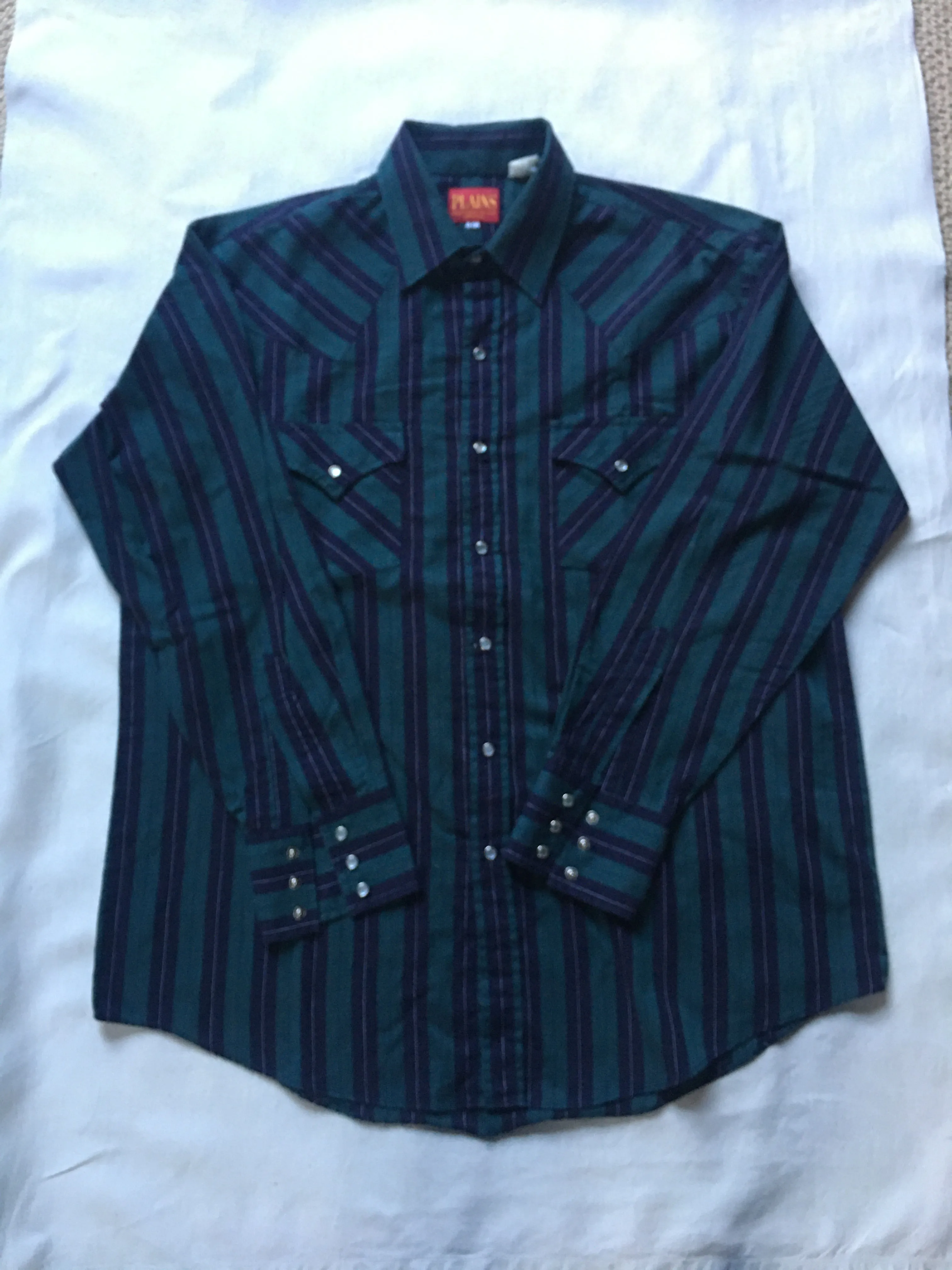 5 Mens Western Press Stud  Shirts  #C108 FREE AUS POSTAGE