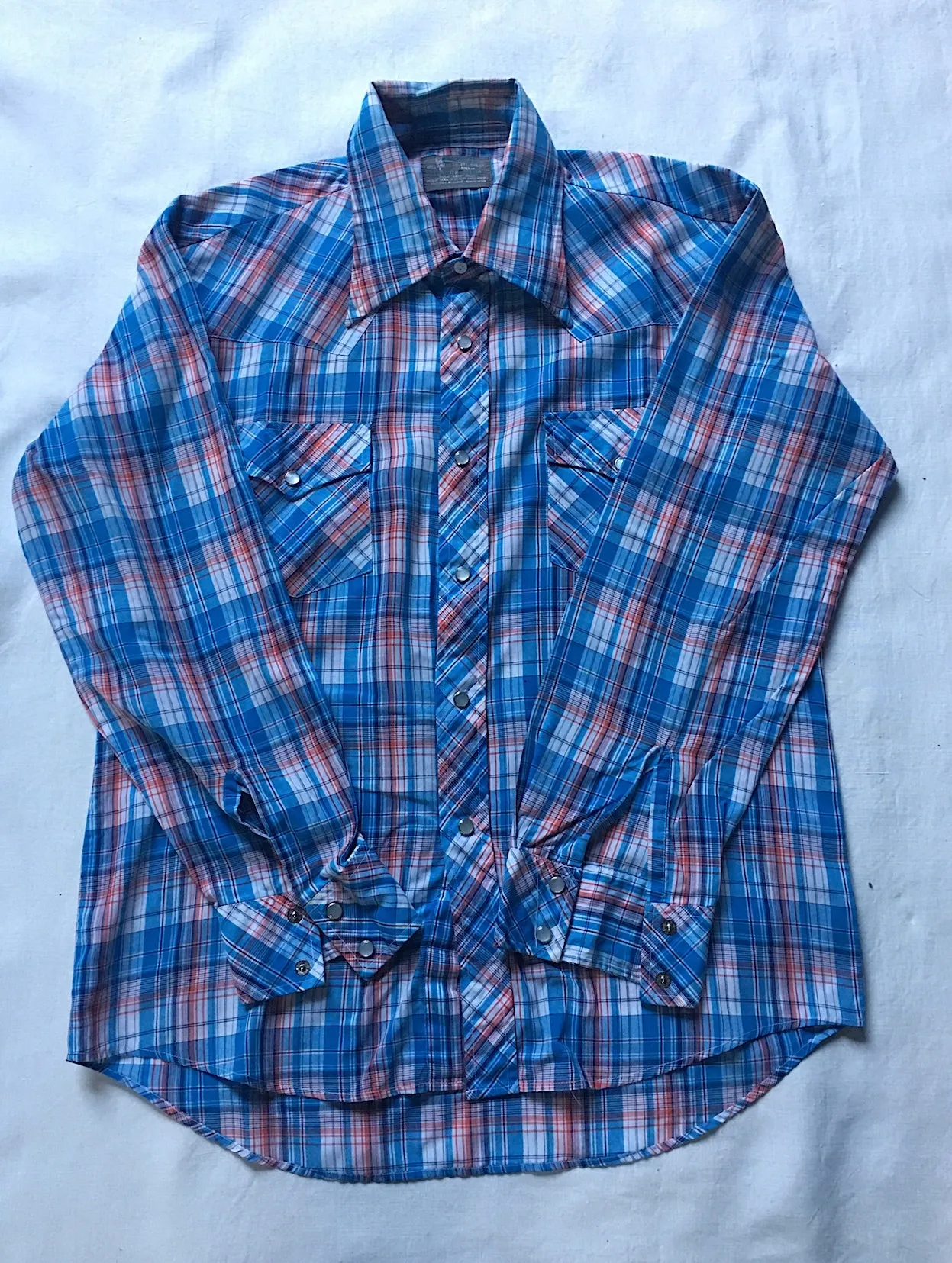 5 Mens Western Press Stud  Shirts  #C108 FREE AUS POSTAGE