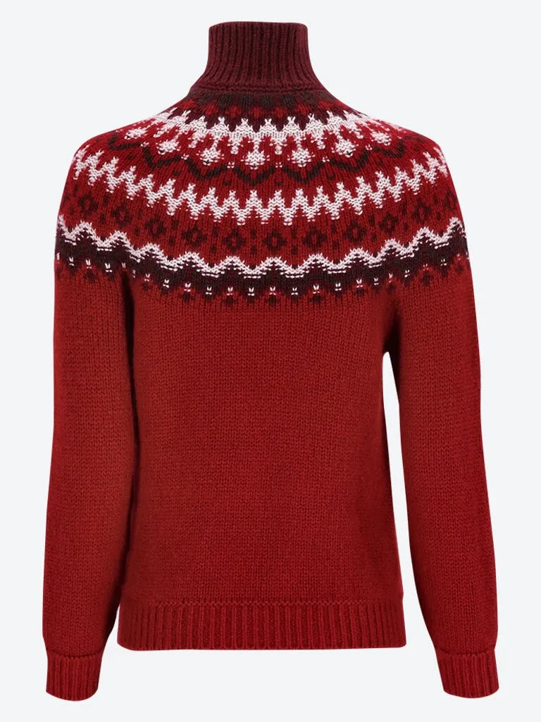 Alpe pile turtleneck sweater