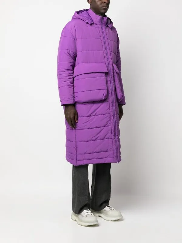 Apollo Long Coat -  Purple