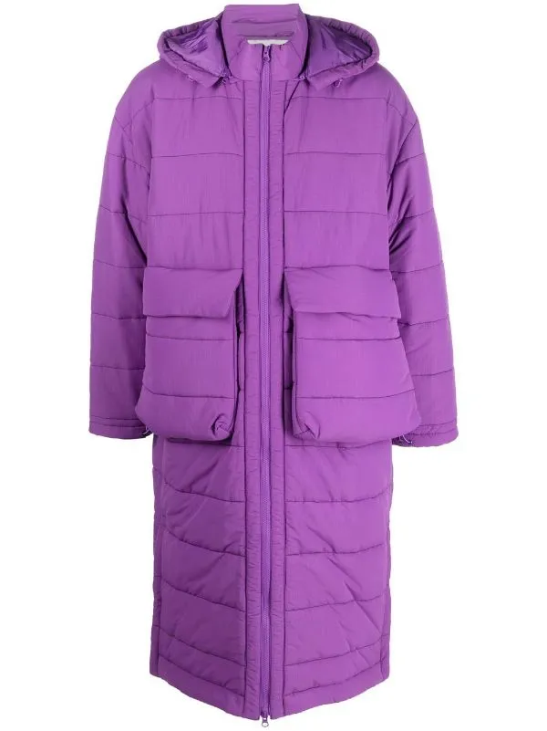 Apollo Long Coat -  Purple