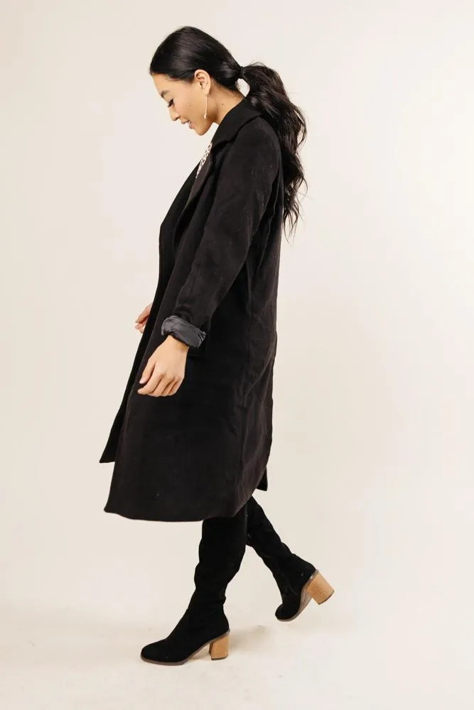 Berlin Wool Coat in Black