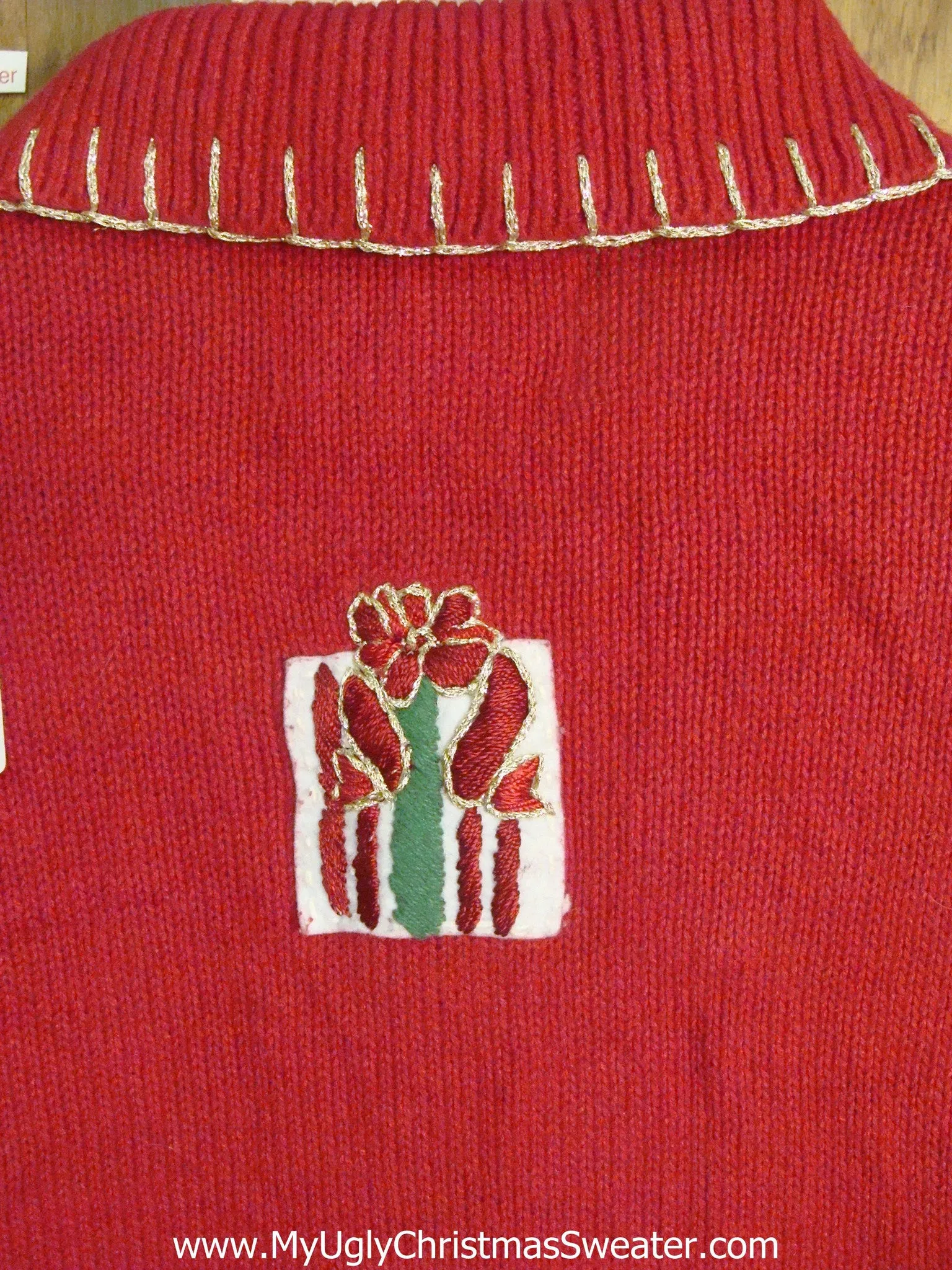 Big Size Red Christmas Sweater