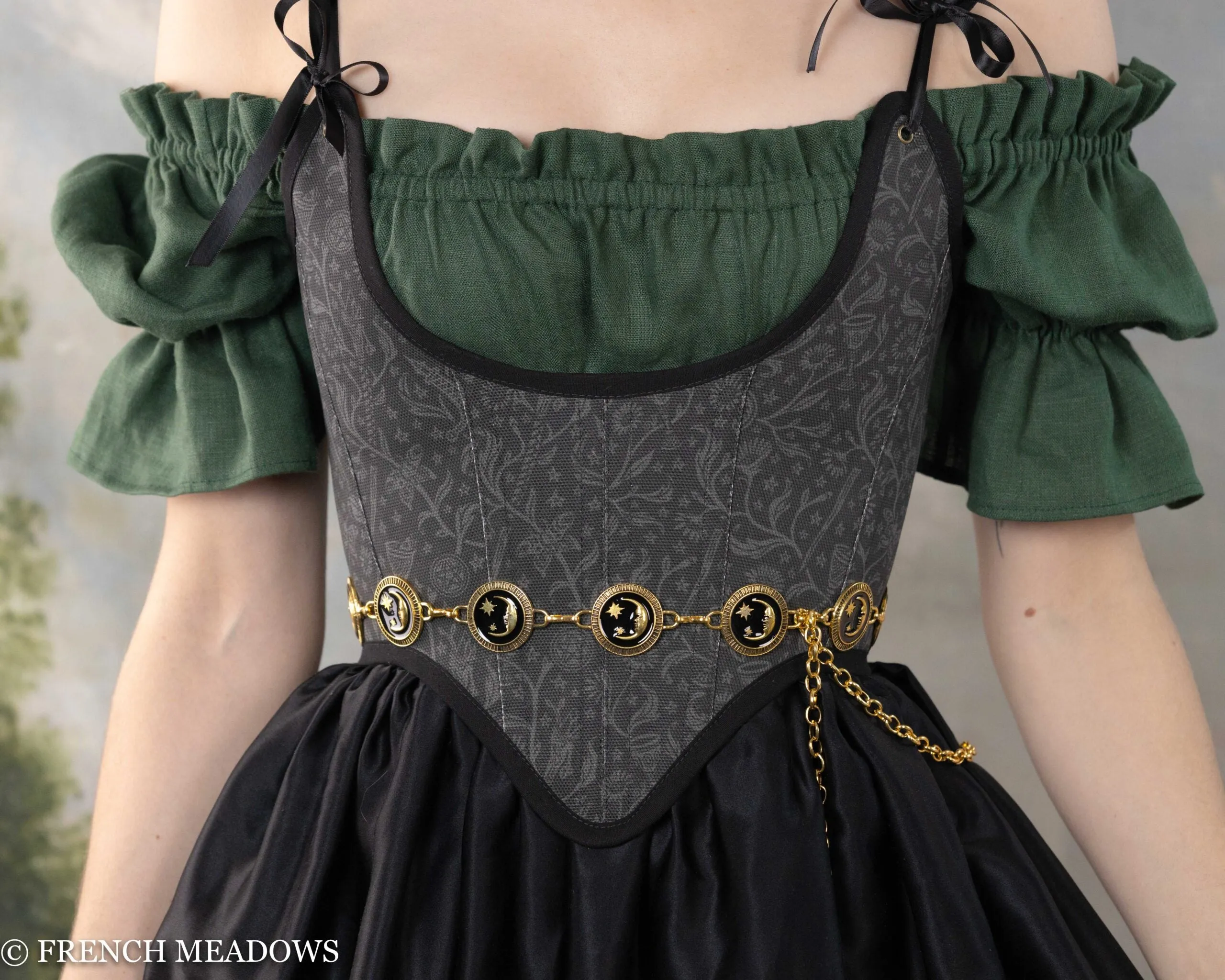 Black Tarot Underbust Bodice