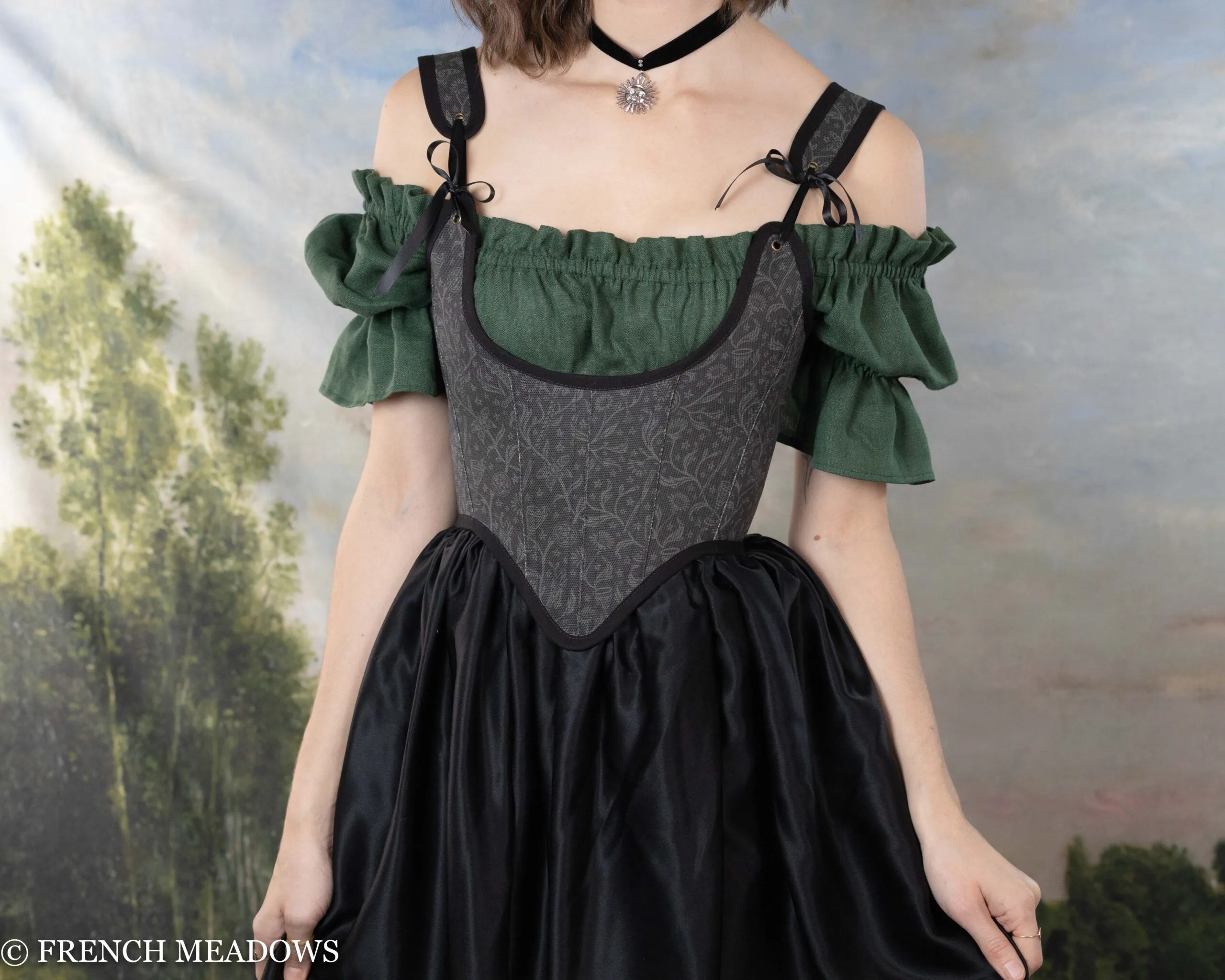 Black Tarot Underbust Bodice