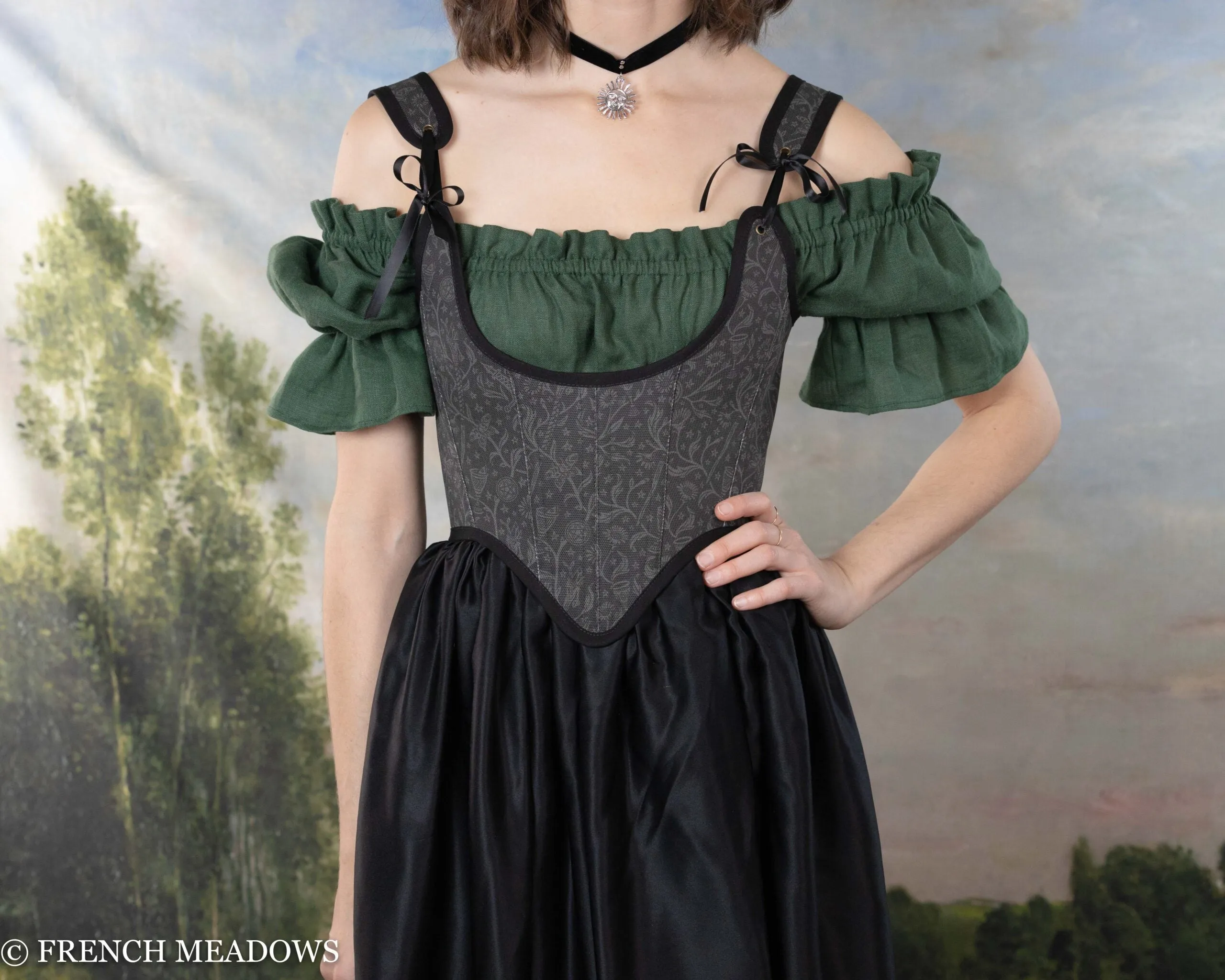 Black Tarot Underbust Bodice