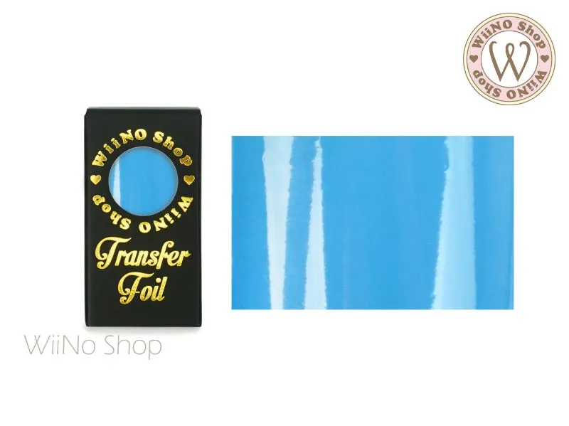 Blue Solid Color Nail Transfer Foil (SC-06)