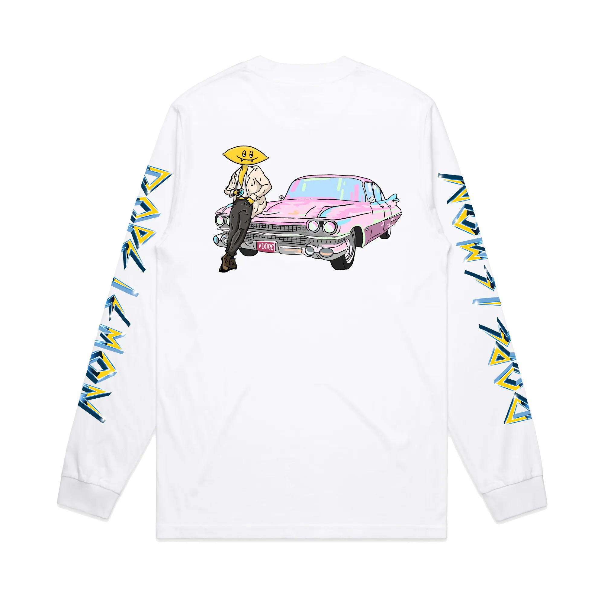 Cadillac Lemonhead / White Longsleeve