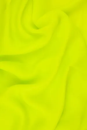 Chartreuse Silk Double Georgette Fabric