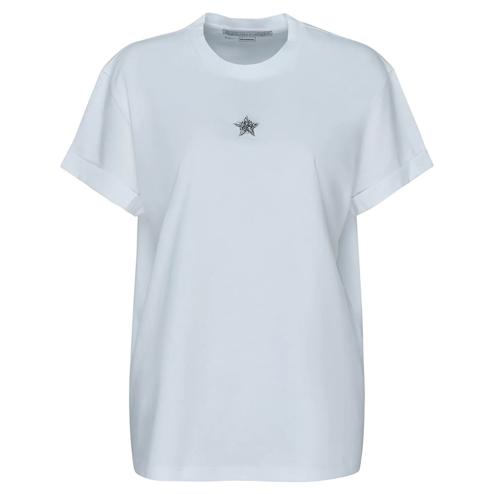 Crystal Mini Star Embroidery T-Shirt