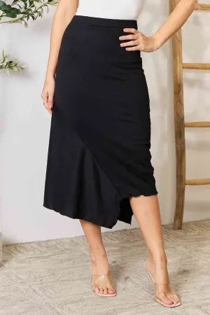 Culture Code High Waist Midi Skirt