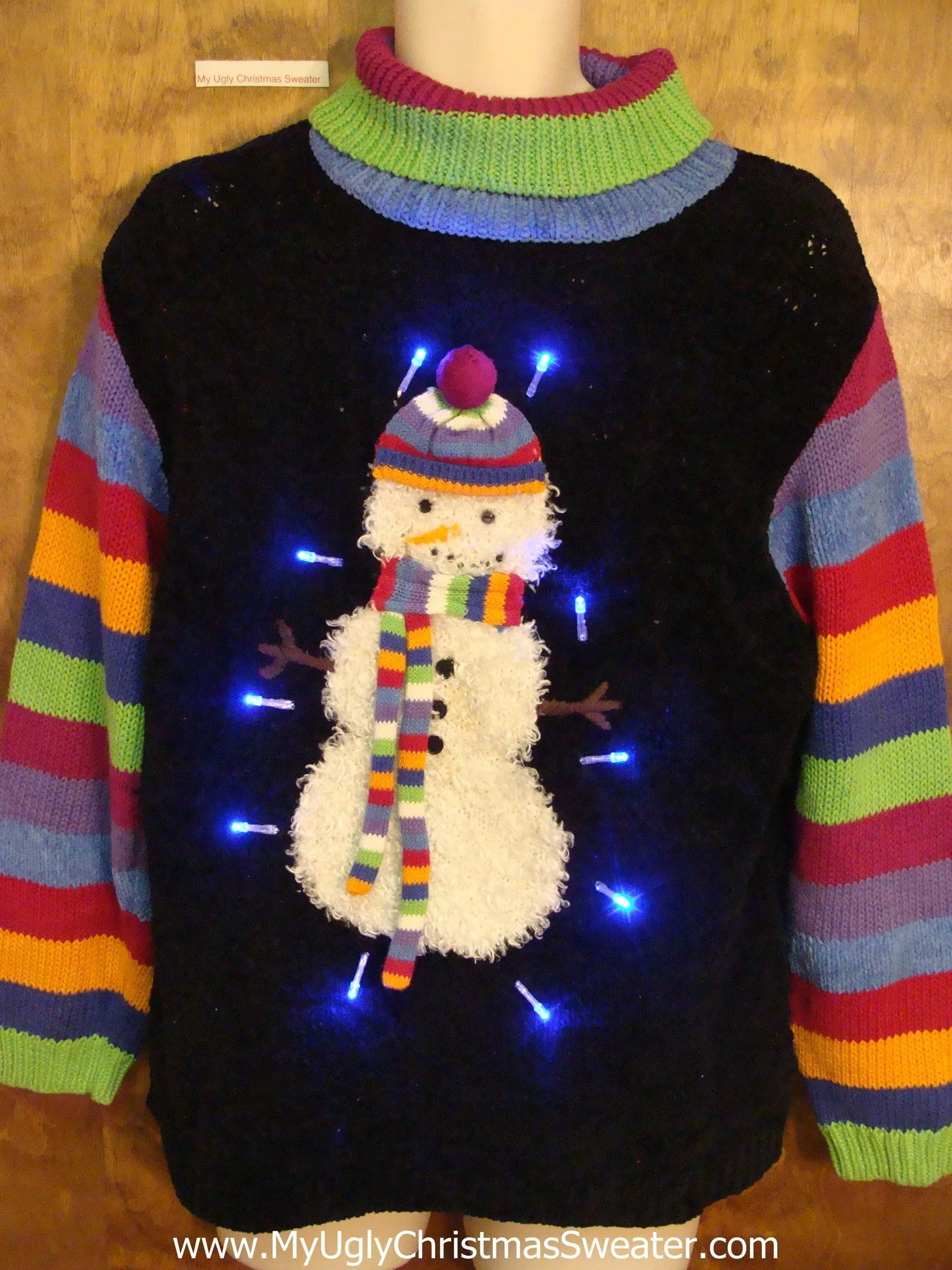 Cutest Snowman Light Up Ugly Xmas Sweater