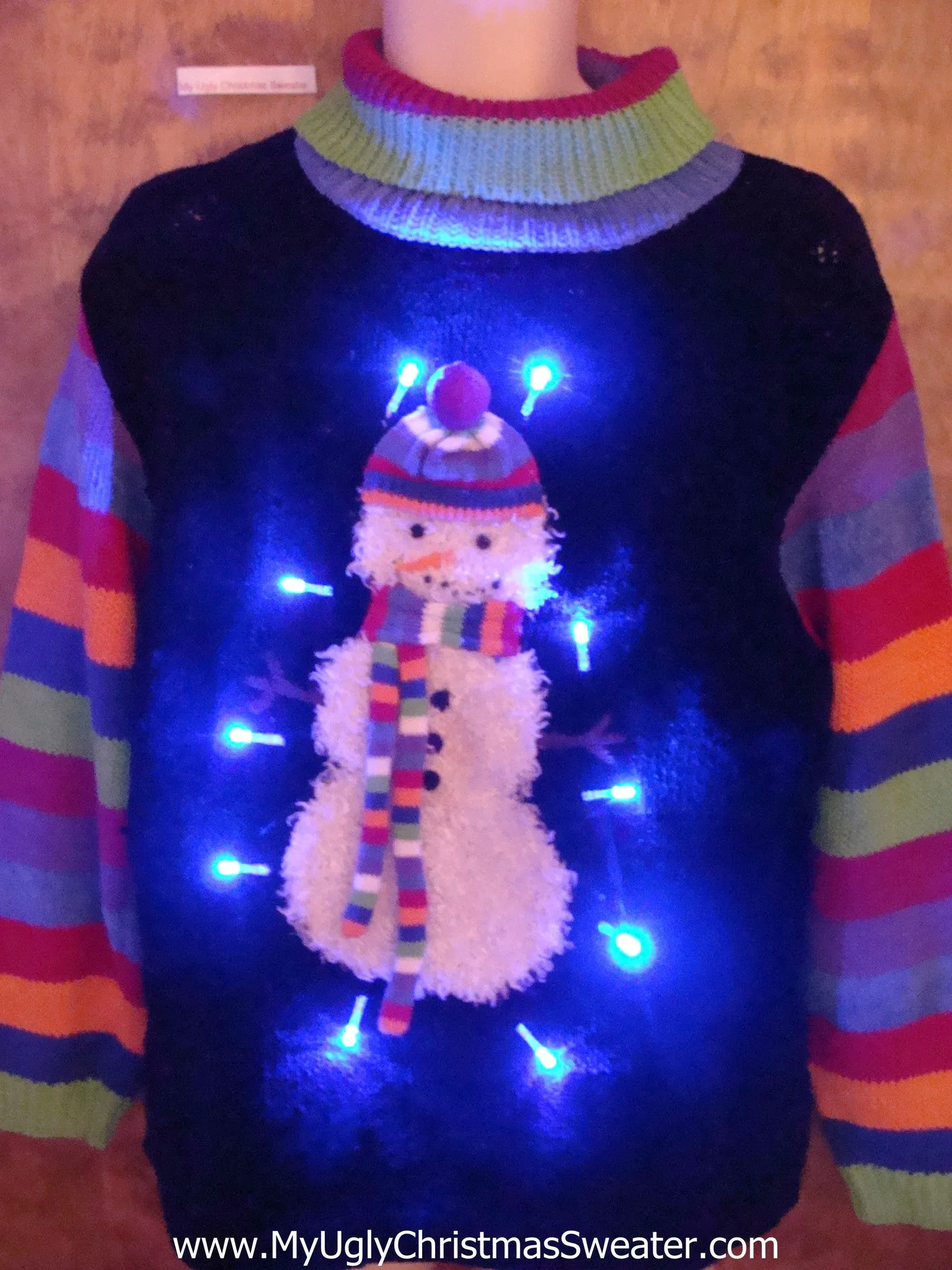 Cutest Snowman Light Up Ugly Xmas Sweater