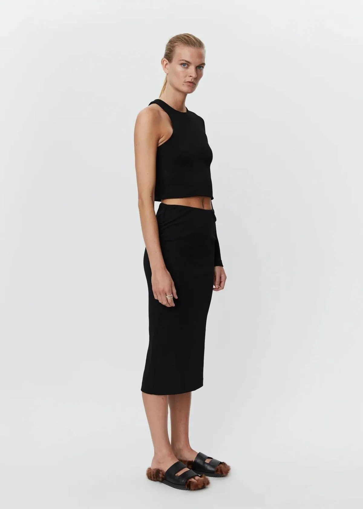 DAY Duncan All Day Jersey Skirt - Black