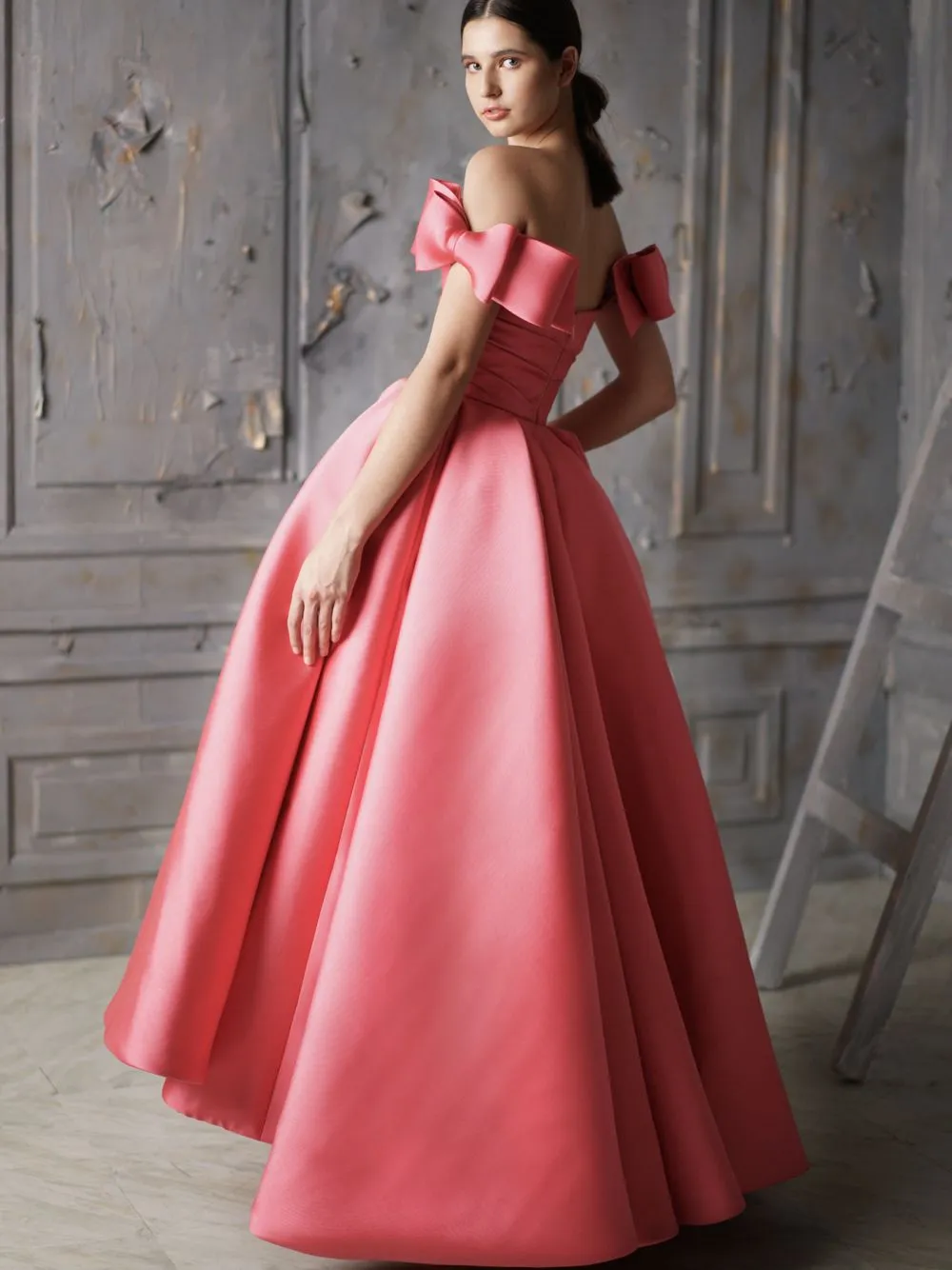 Dress With Draped Bodice