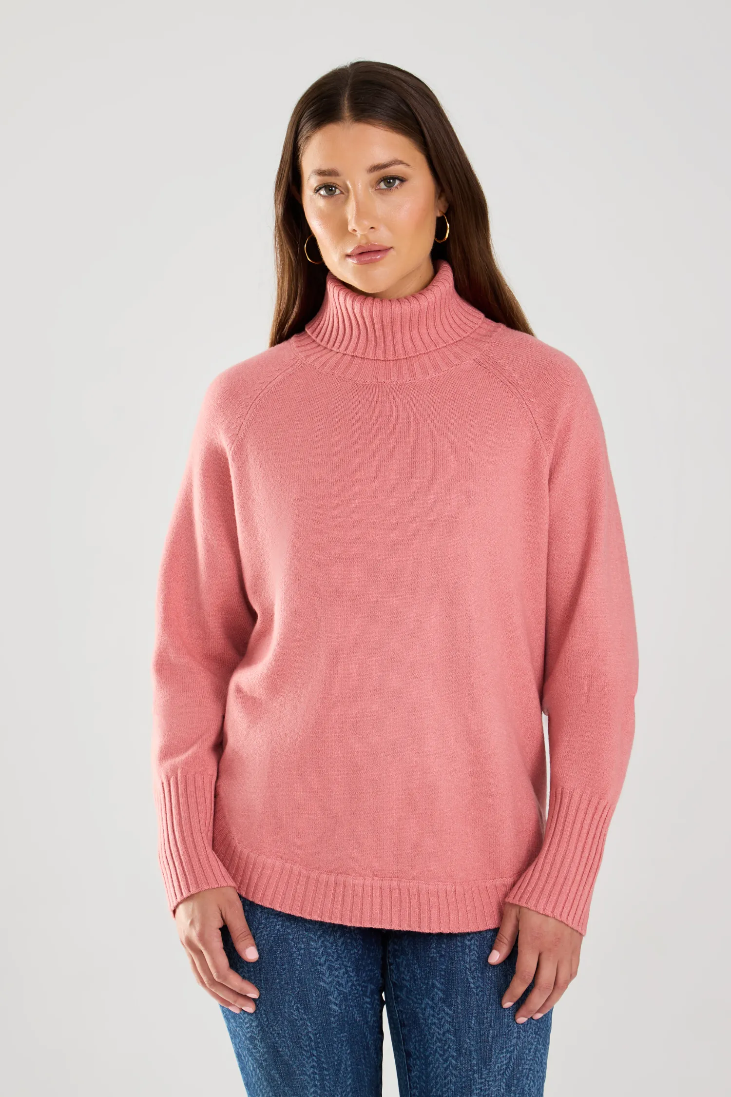 FDJ Turtleneck Shirttail Hem Sweater - Style 1515333