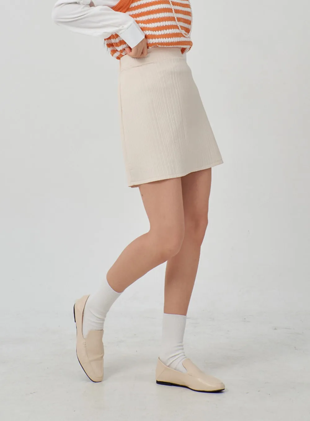 High Waist Mini Skirt IM315