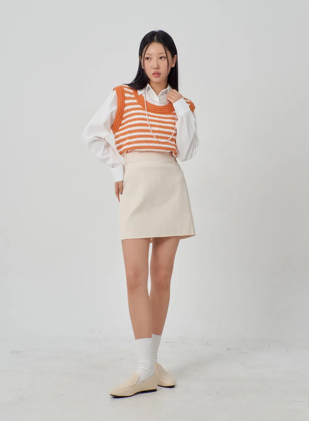 High Waist Mini Skirt IM315