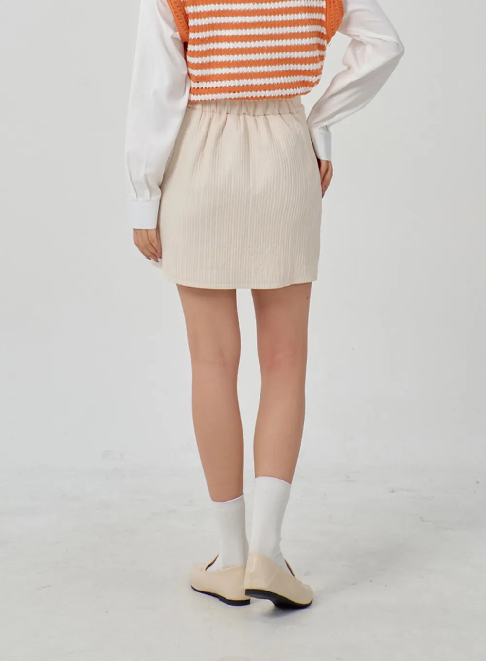 High Waist Mini Skirt IM315