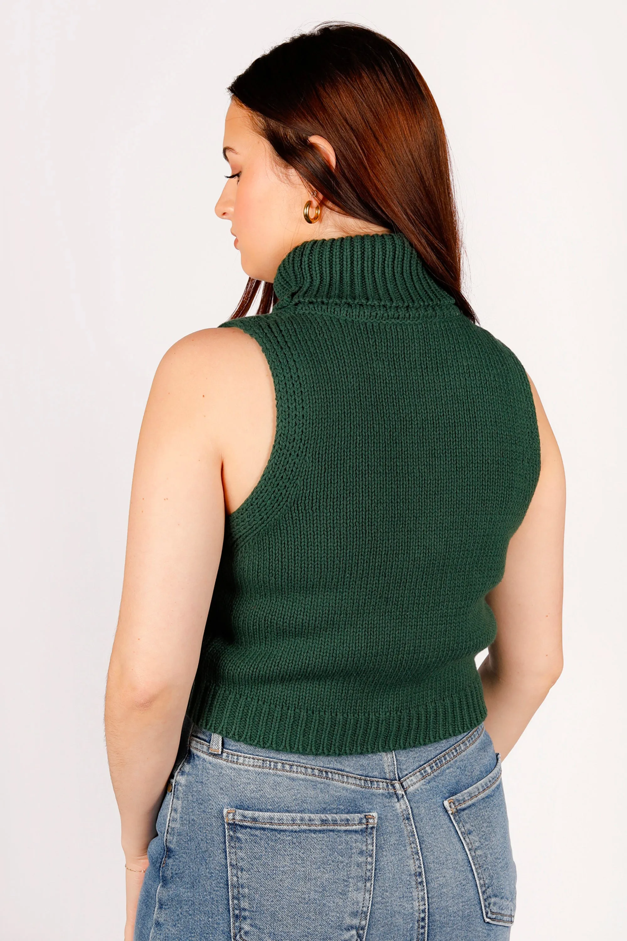 Joy Green Knit Tank