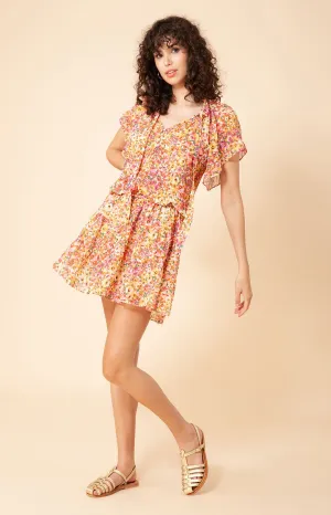 Kya Chiffon Blouson Dress