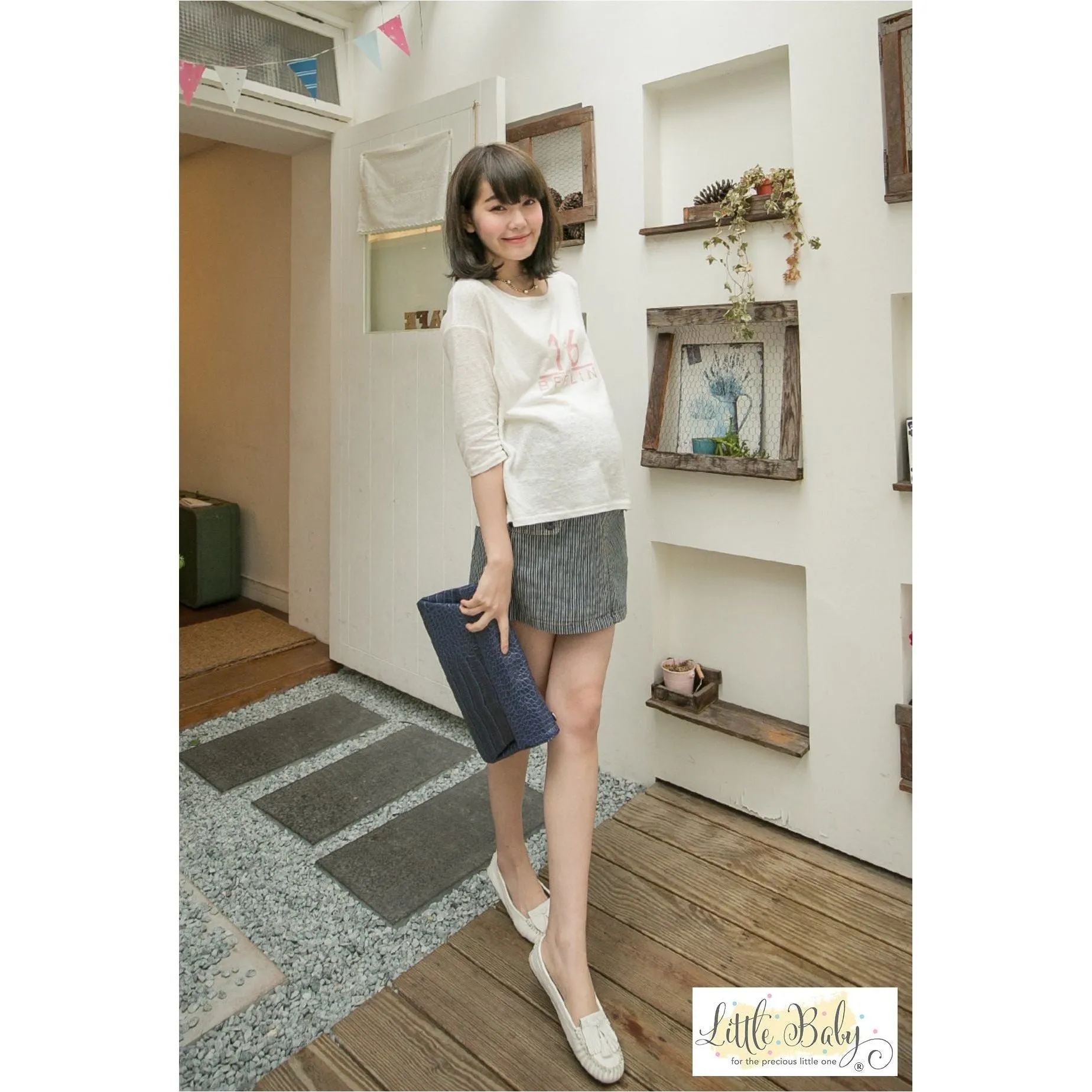 L1663629 Jeans Pattern Skirt (L Size)