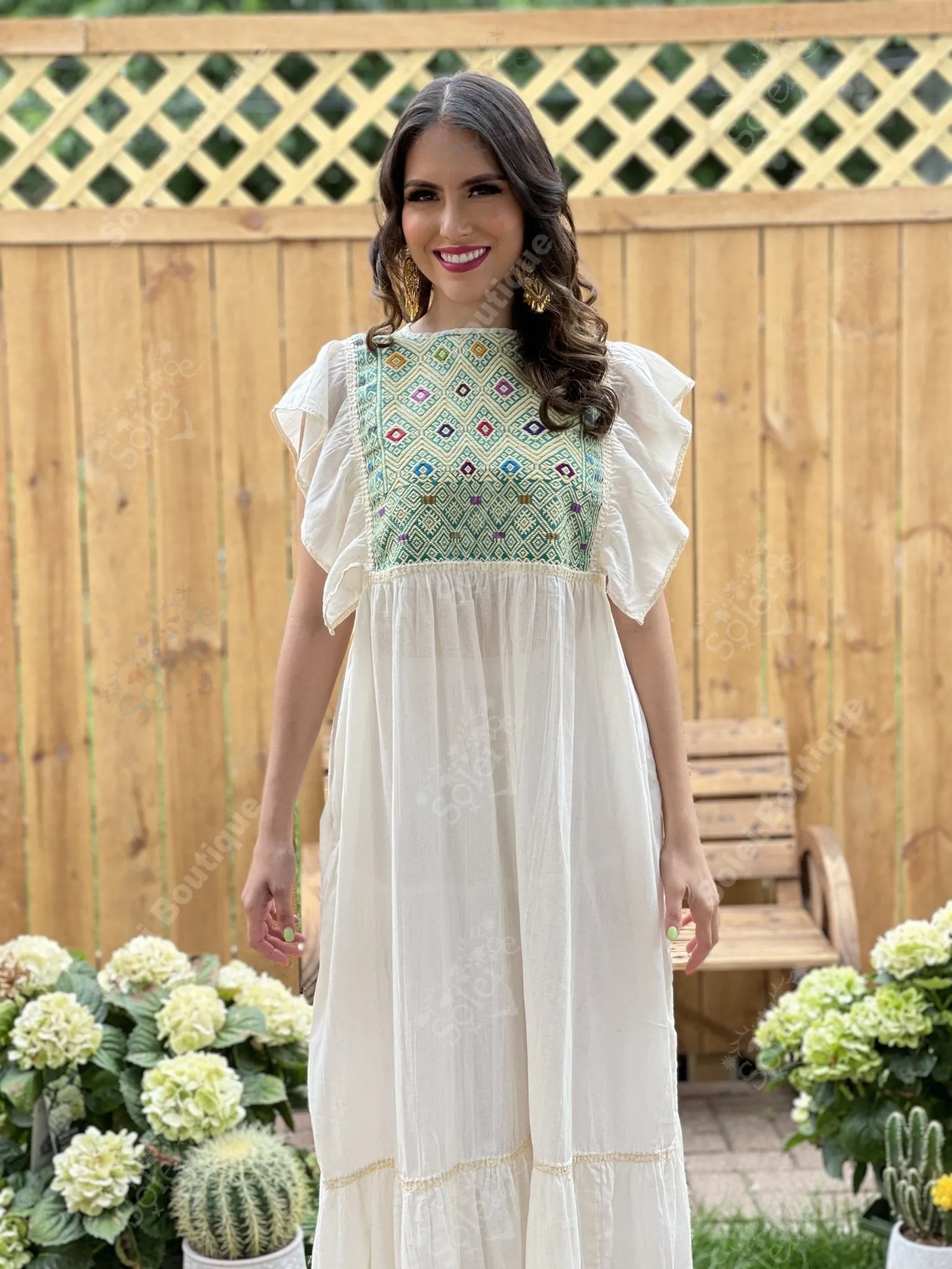 Larissa Embroidered Dress