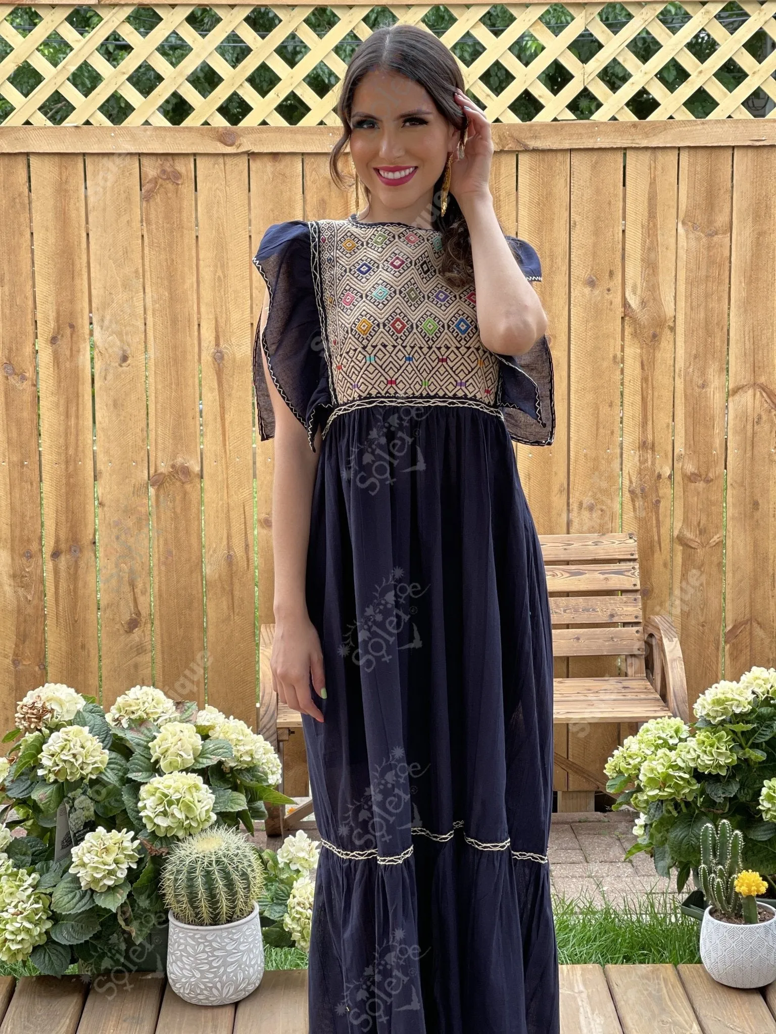 Larissa Embroidered Dress