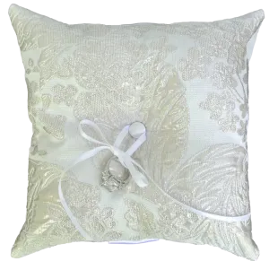 Liquid Floral Ring Bearer Pillow