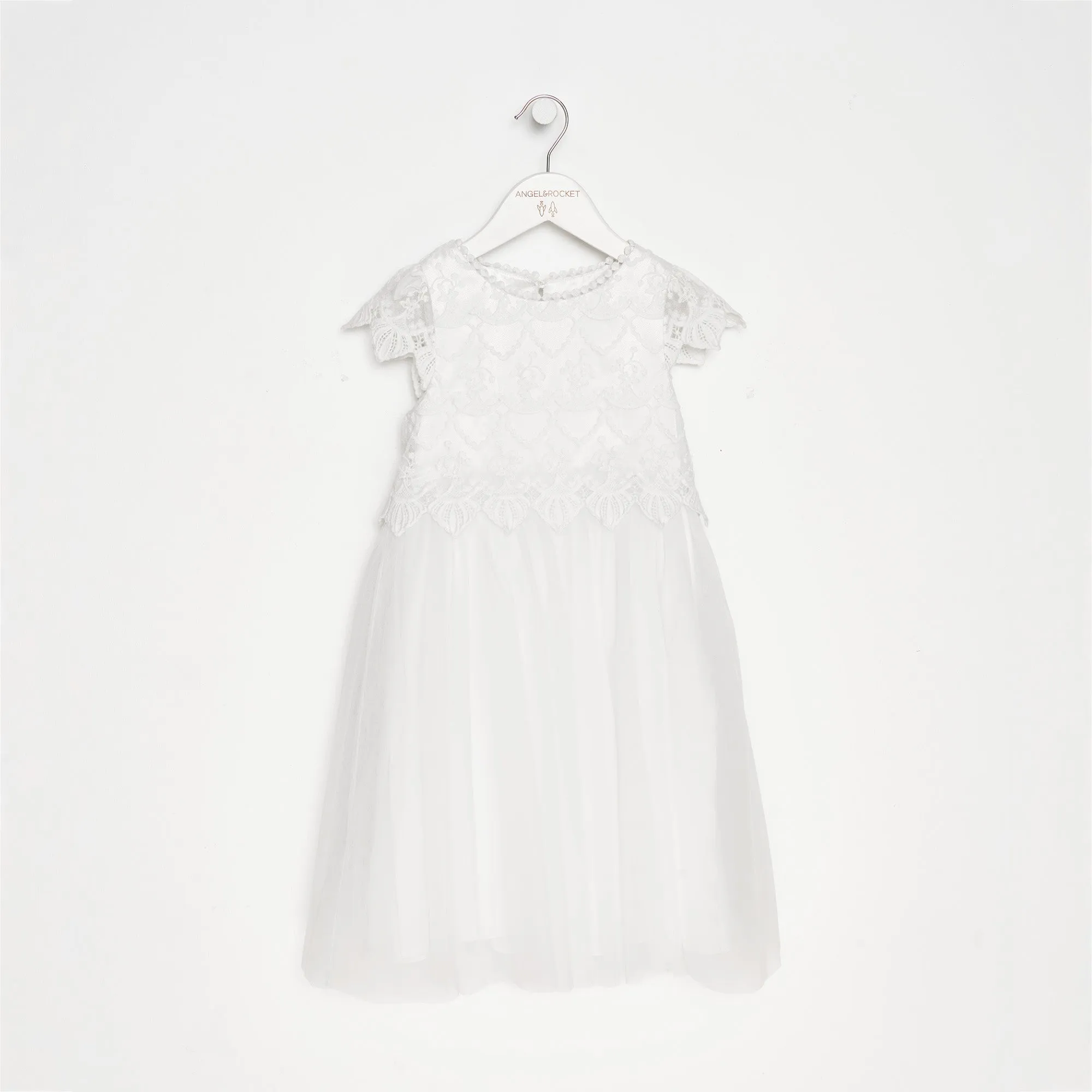 Lucy Lace Bodice Dress - Ivory