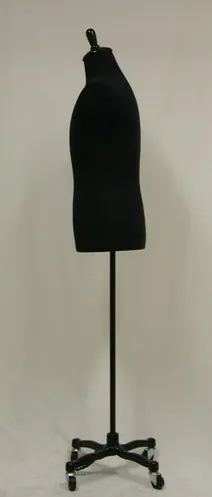 Male Dress Form With Rolling Base