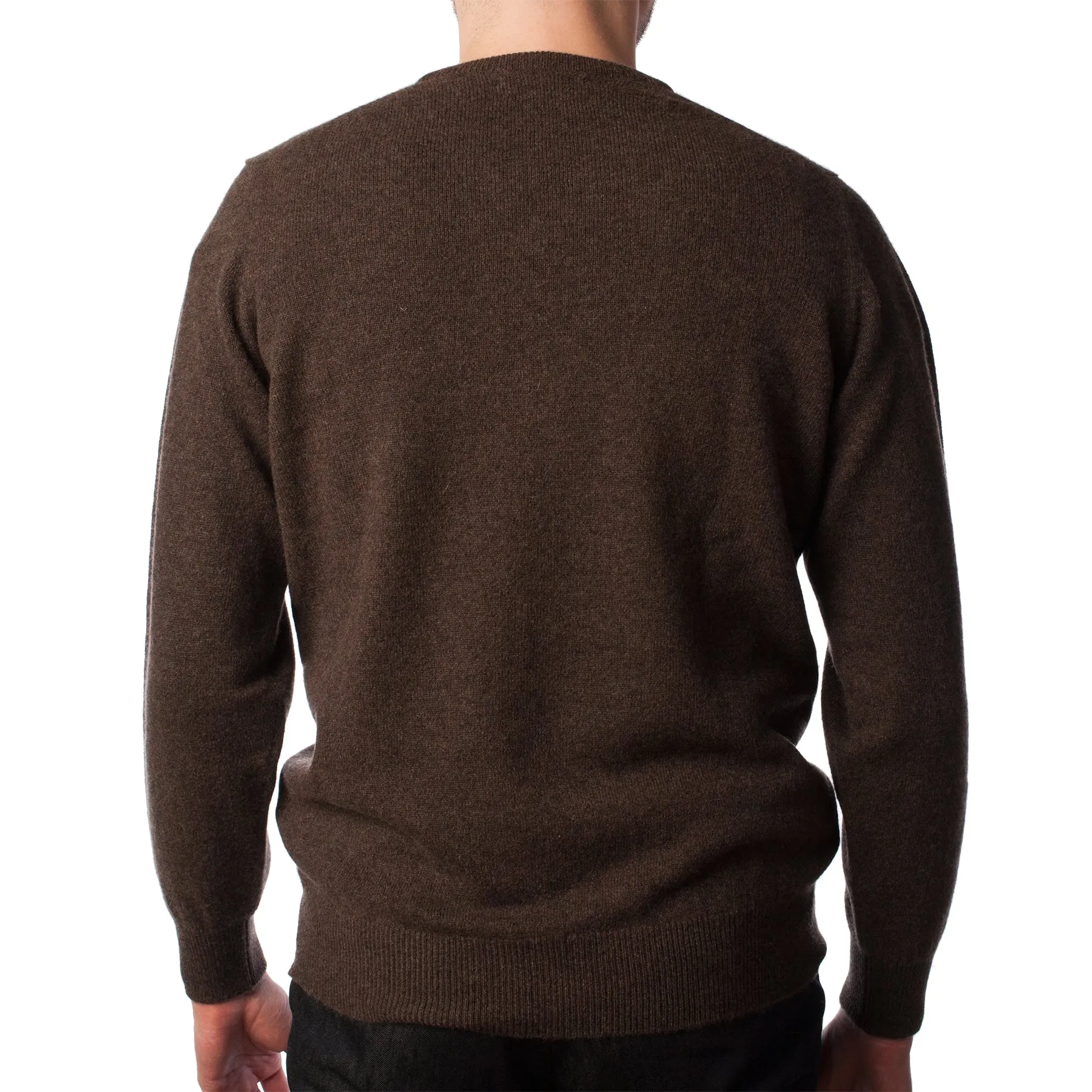 Men's Hawick Knitwear Pure Cashmere Pla  Porcupine