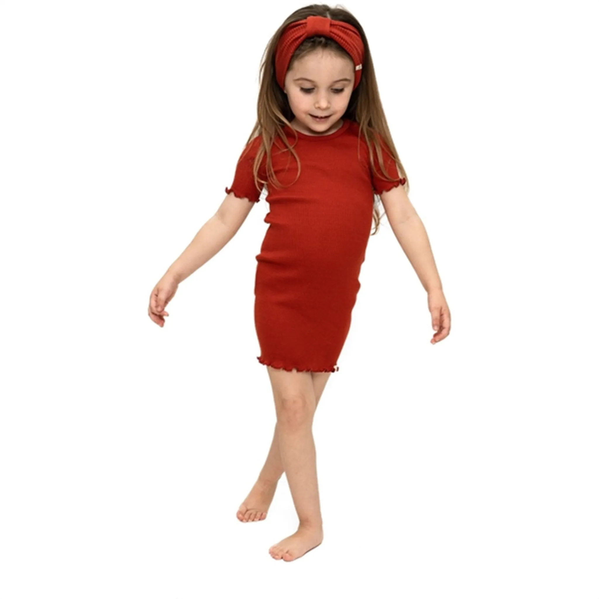 Minimalisma Bird Dress Poppy Red