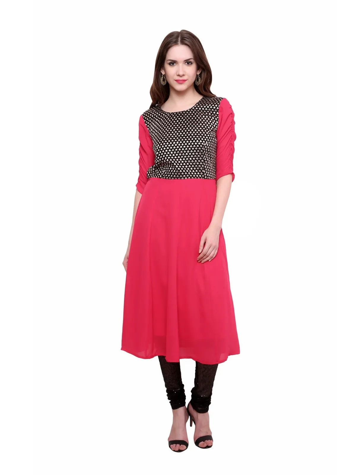 Pannkh Women's Brocade Bodice Kurti