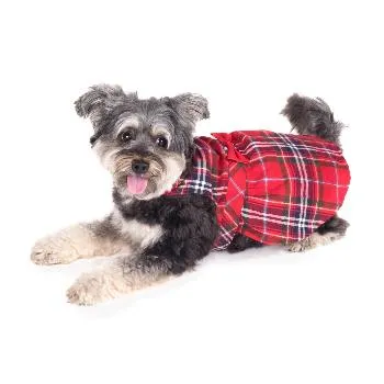 Red Plaid Dress