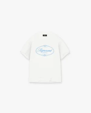 Represent X Harrods Crest T-Shirt - Flat White