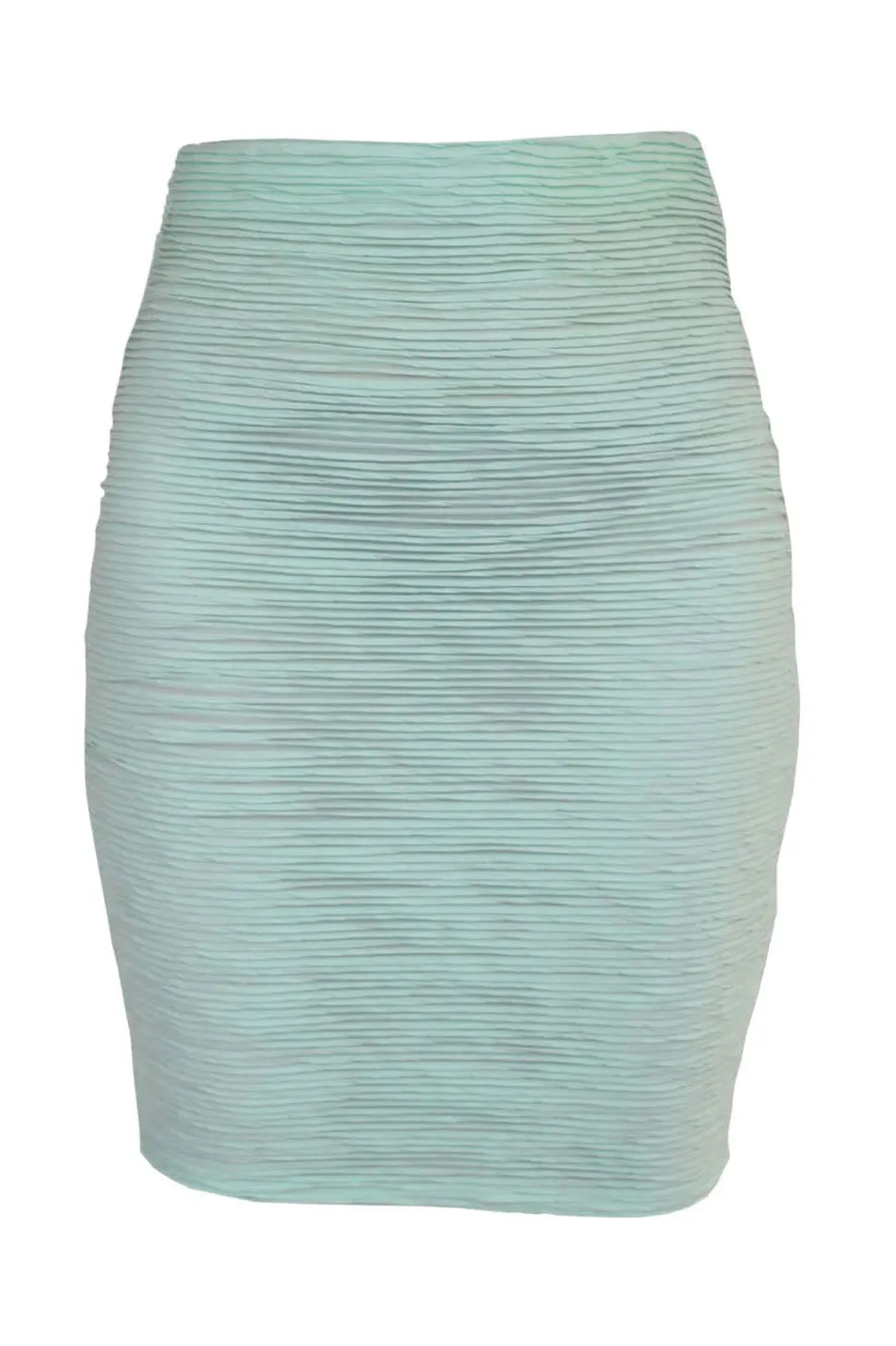 Ribbed Pencil Skirt