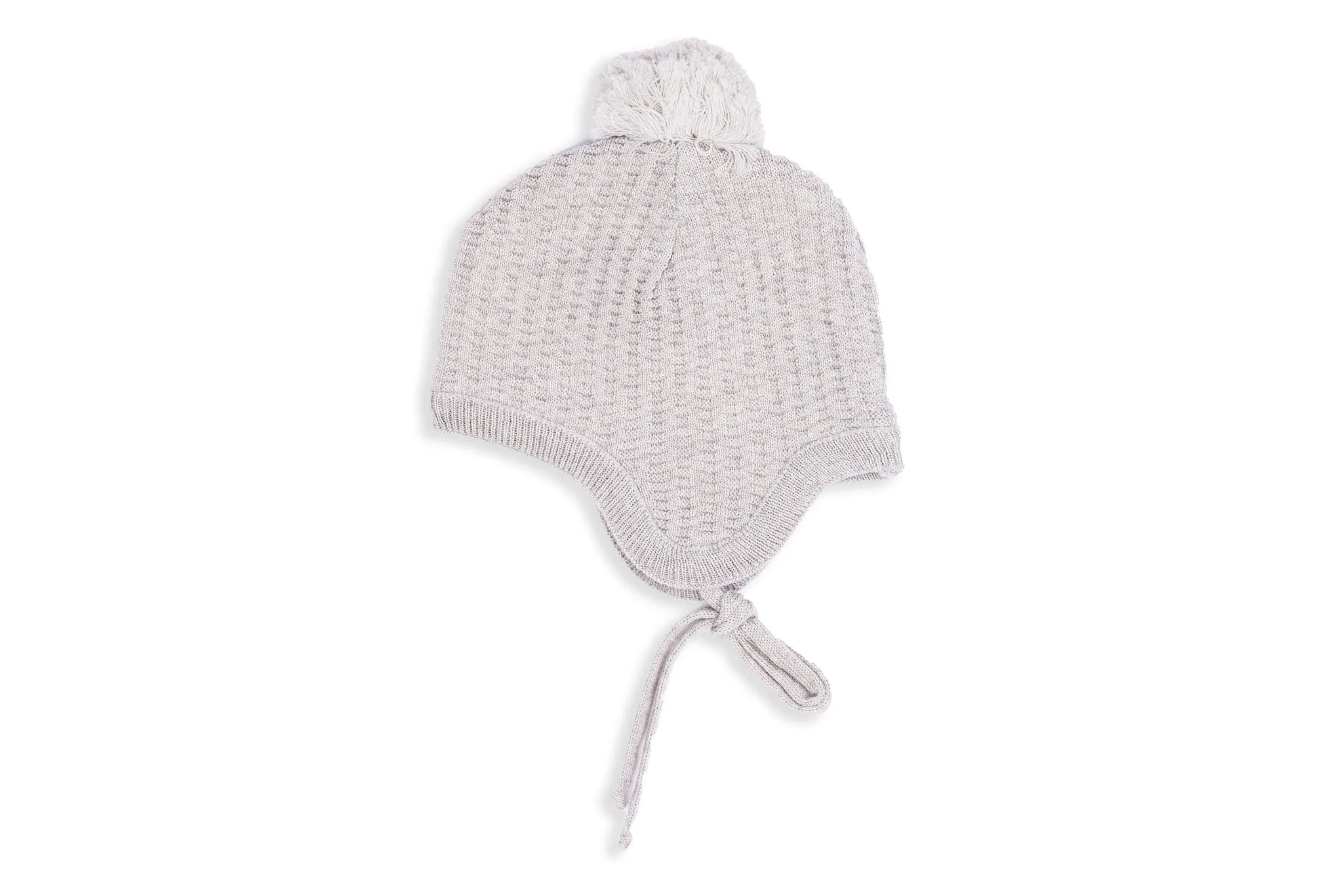 Sand Merino Wool Knit Hat