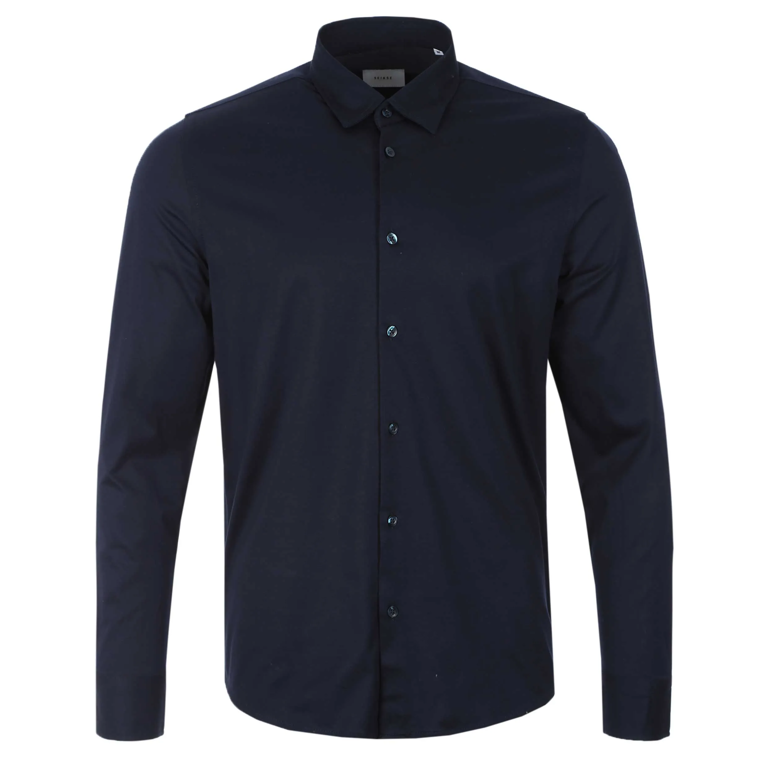 Seinse Basic Stretch Shirt in Navy