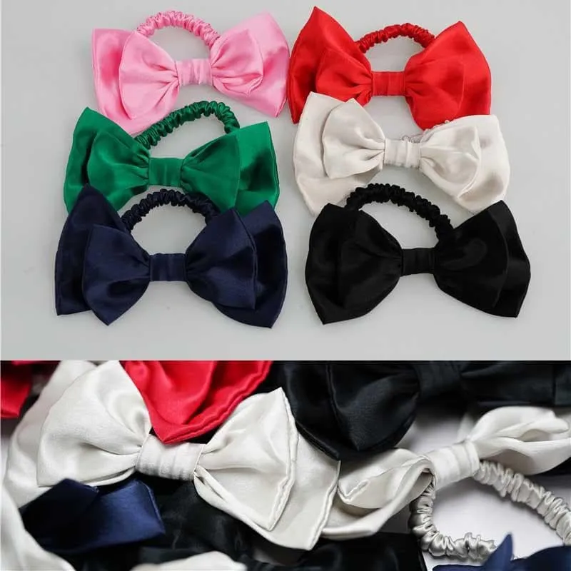 Silk Bow Scrunchies Mini - custom and wholesale