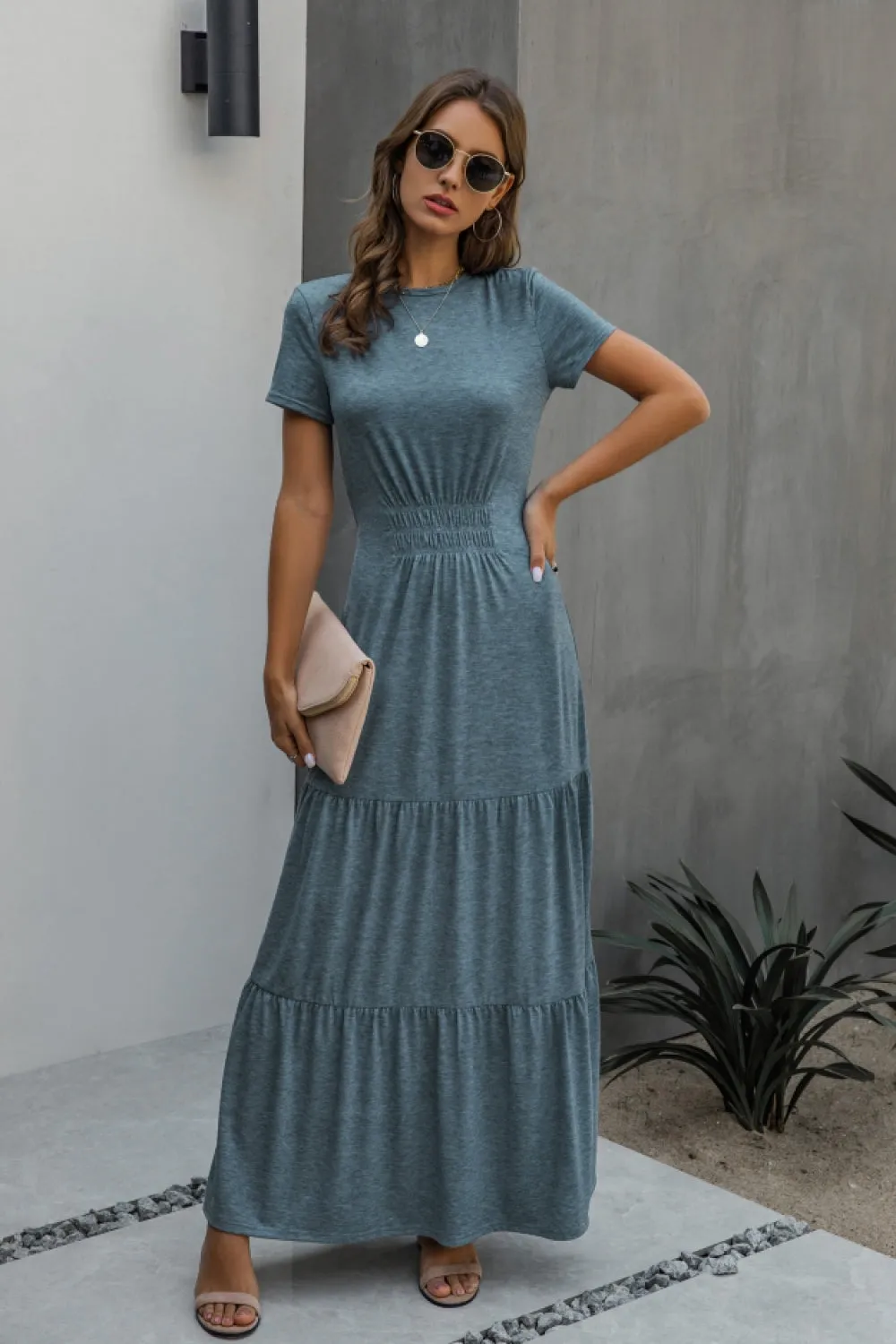 Simple Is All Pleated Dress