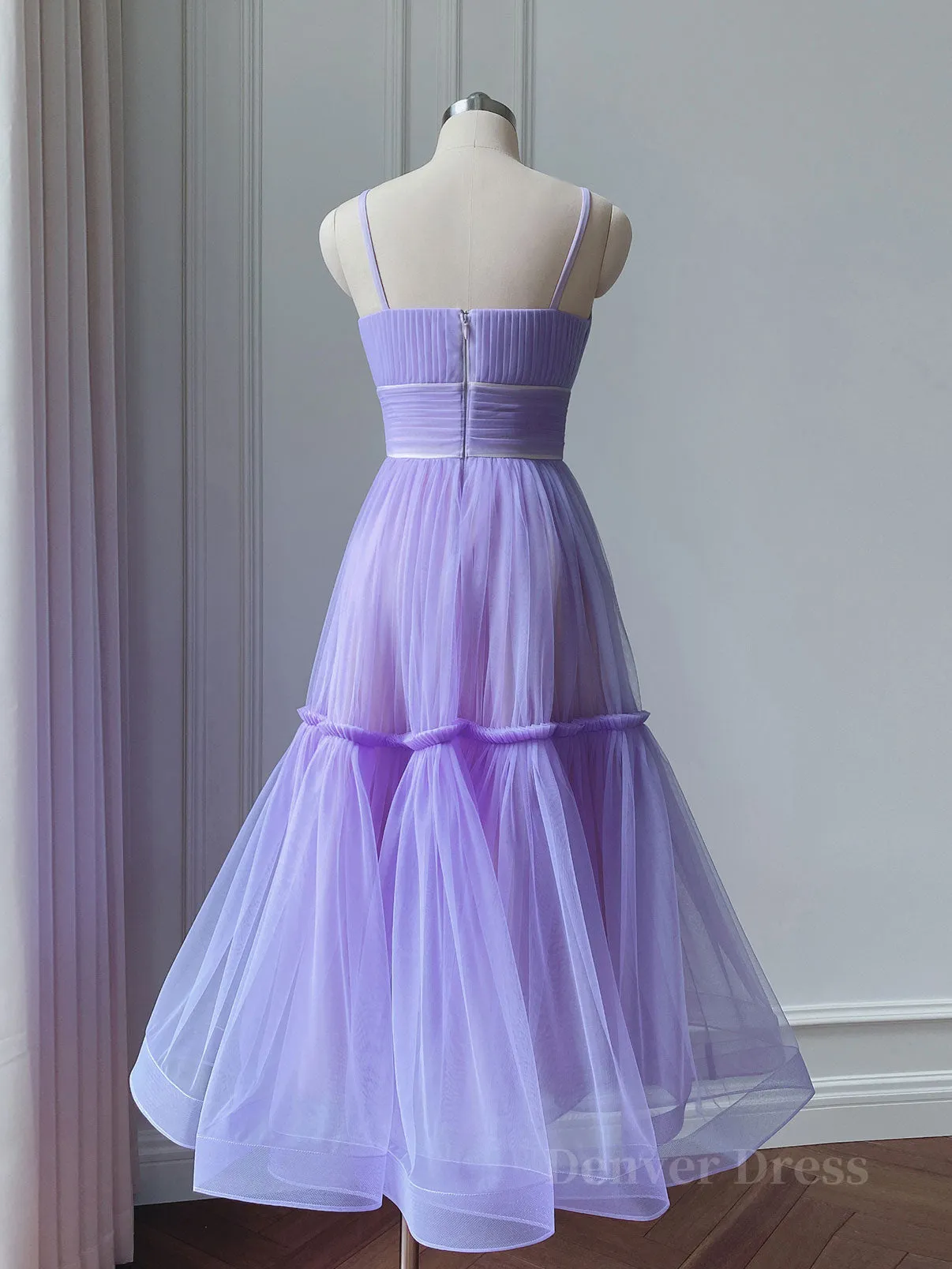 Simple purple short prom dress purple homecoming dress