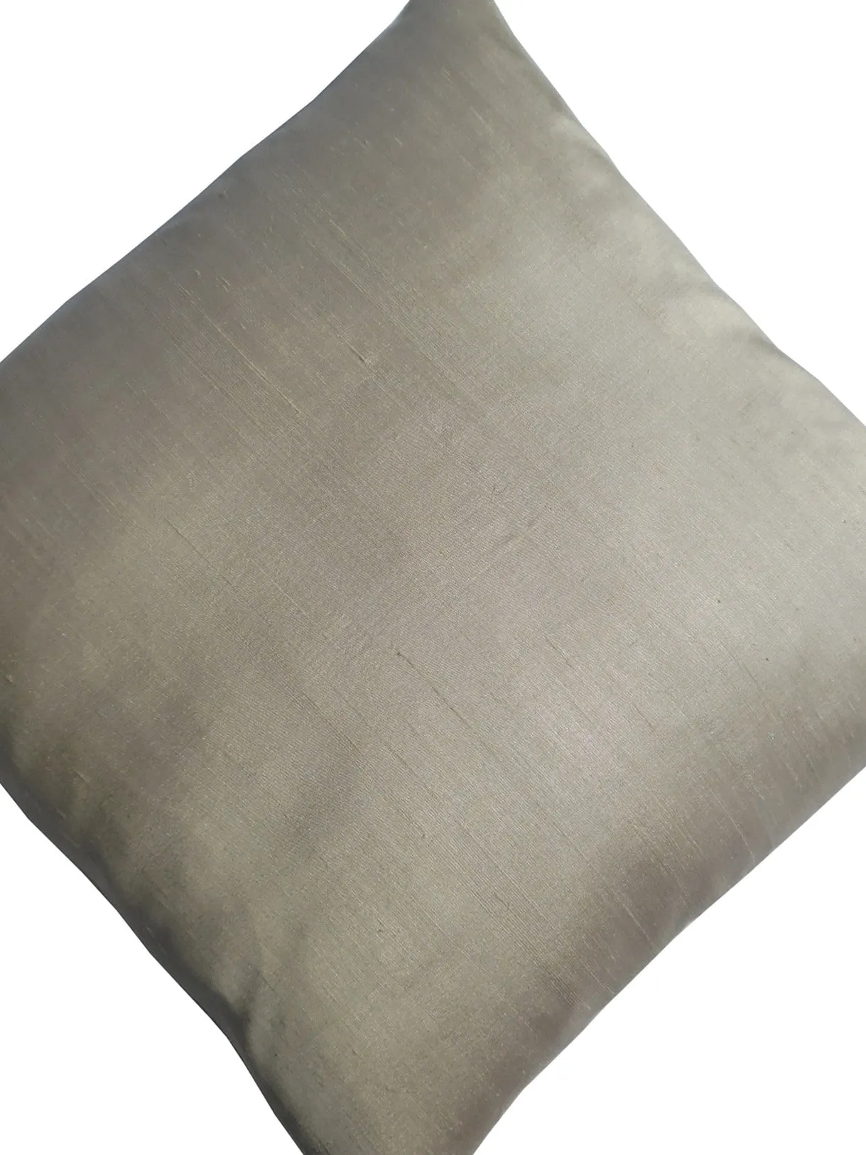 Thai Silk Solid Pillow Champagne