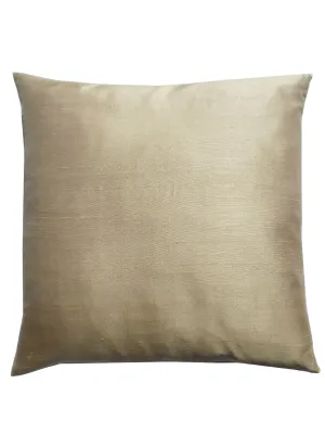 Thai Silk Solid Pillow Champagne