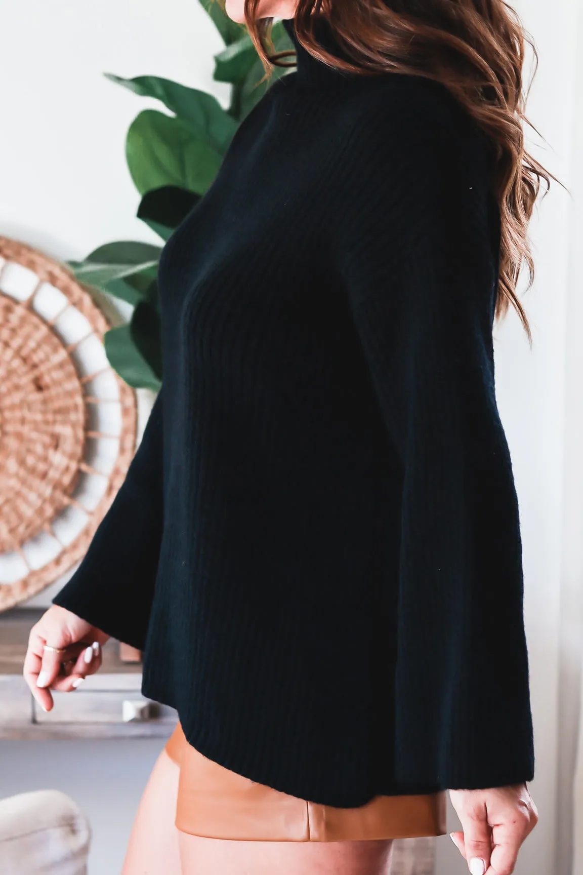 The Charlotte Oversized Turtleneck Sweater-FINAL SALE