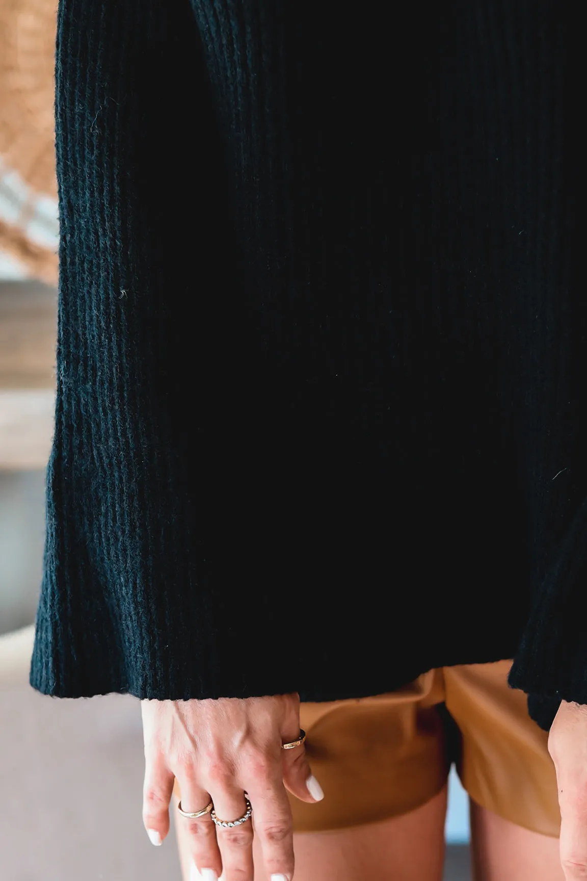 The Charlotte Oversized Turtleneck Sweater-FINAL SALE