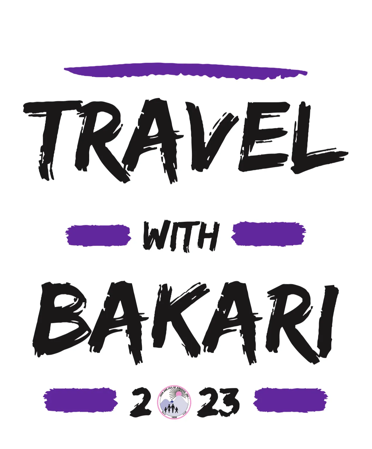 Travel with Bakari T-shirt