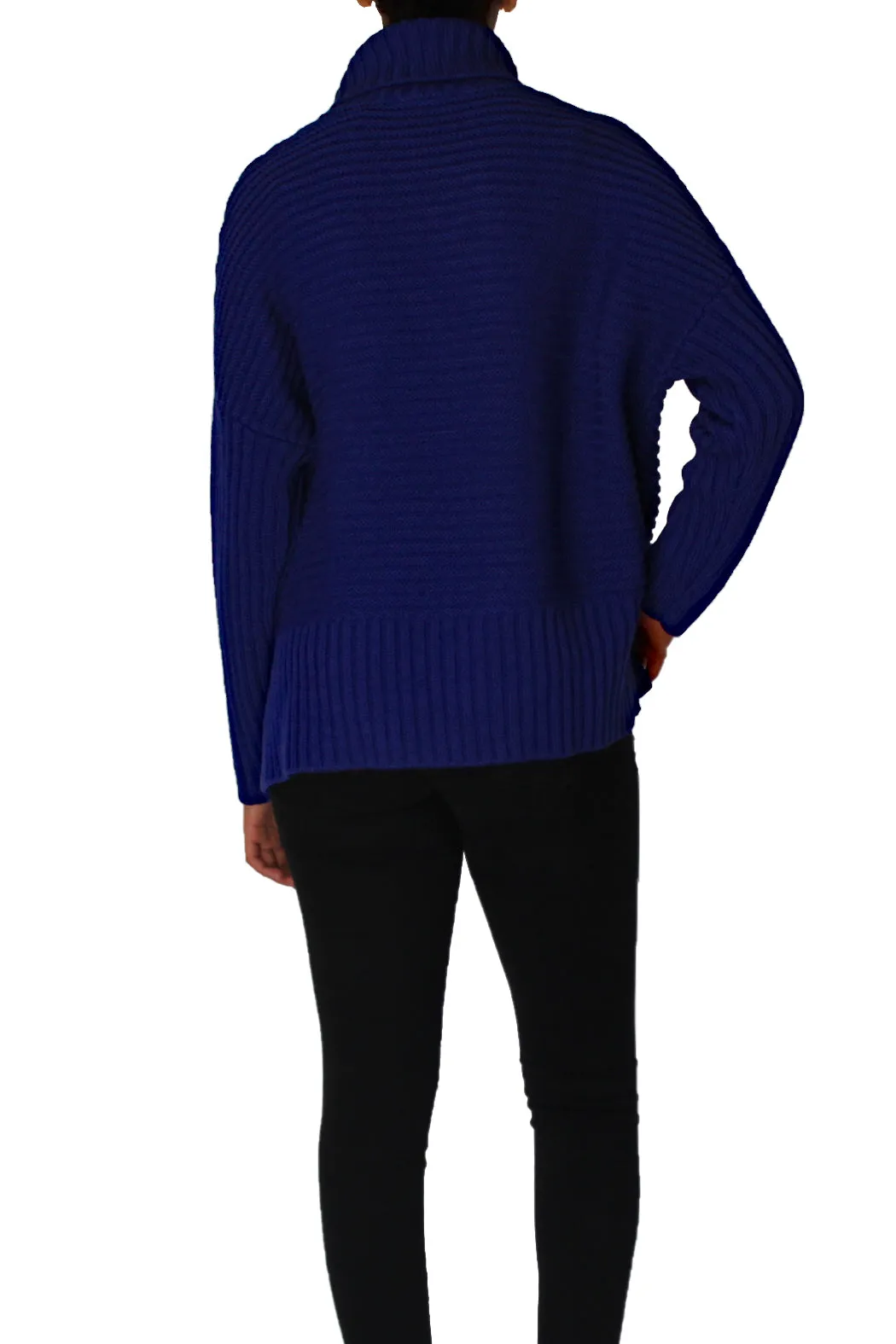 TURTLENECK DOLMAN SLEEVE SWEATER