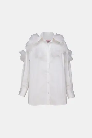 WHITE CARNATION SHIRT